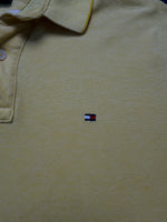 Tommy Hilfiger Yellow Custom Fit Polo Shirt - M