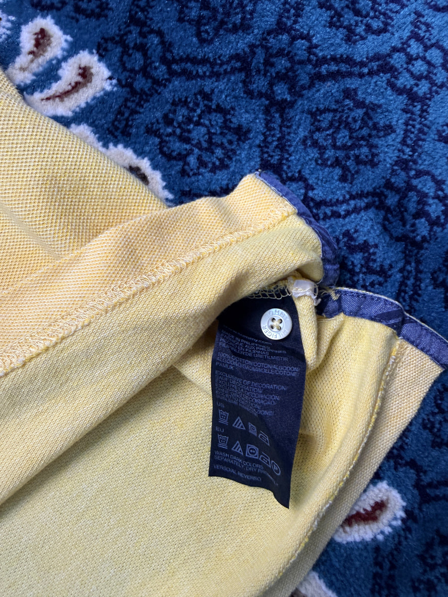 Tommy Hilfiger Yellow Custom Fit Polo Shirt - M