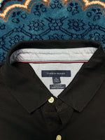 Tommy Hilfiger Black Classic Fit Polo Shirt - XL