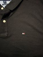 Tommy Hilfiger Black Classic Fit Polo Shirt - XL