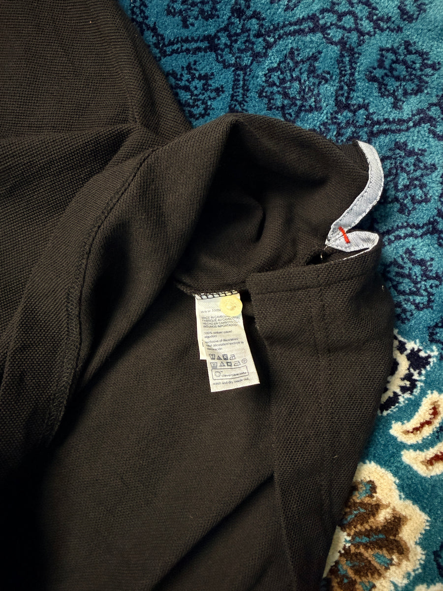 Tommy Hilfiger Black Classic Fit Polo Shirt - XL