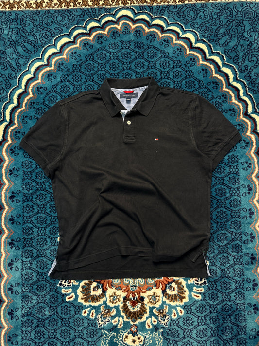 Tommy Hilfiger Black Polo Shirt - M