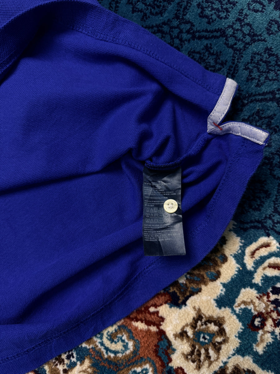 Tommy Hilfiger Blue Custom Fit Polo Shirt - L