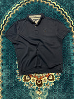 Tommy Hilfiger Navy Blue Polo Shirt - M