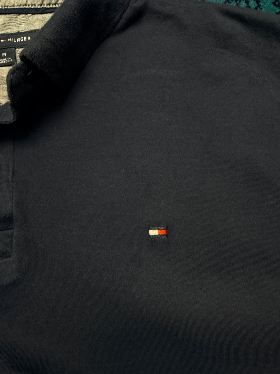 Tommy Hilfiger Navy Blue Polo Shirt - M