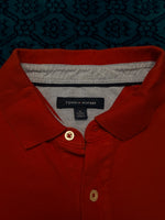 Tommy Hilfiger Red Polo Shirt - XL