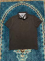Tommy Hilfiger Black Slim Fit Polo Shirt - XL