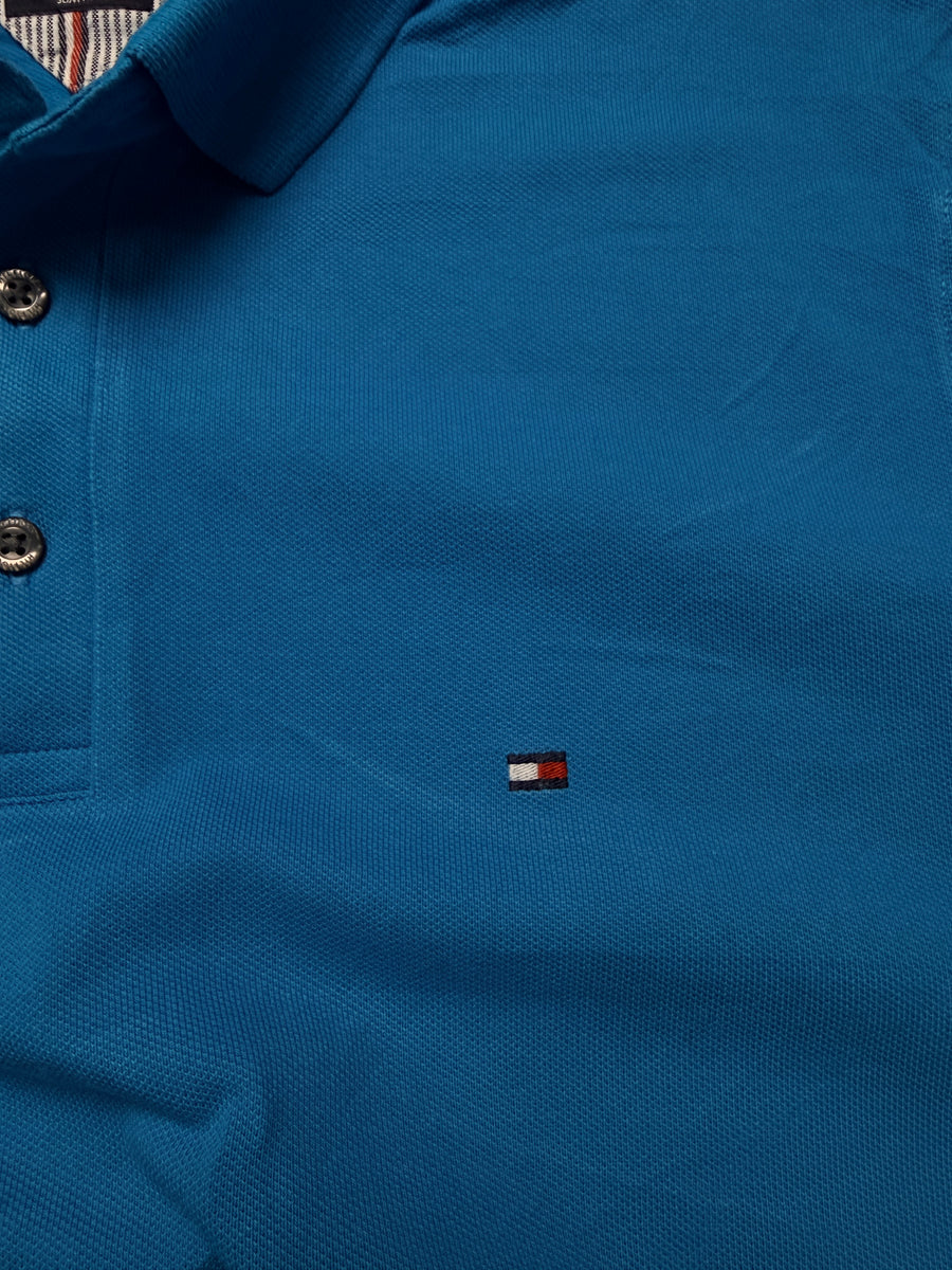 Tommy Hilfiger Blue Vintage 1985 Slim Fit Polo Shirt - XL