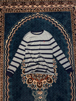 Polo Ralph Lauren Stripe Blue Long Sleeve T-Shirt - L