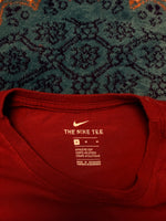 Nike Maroonish Red Athletic Cut Tee - M