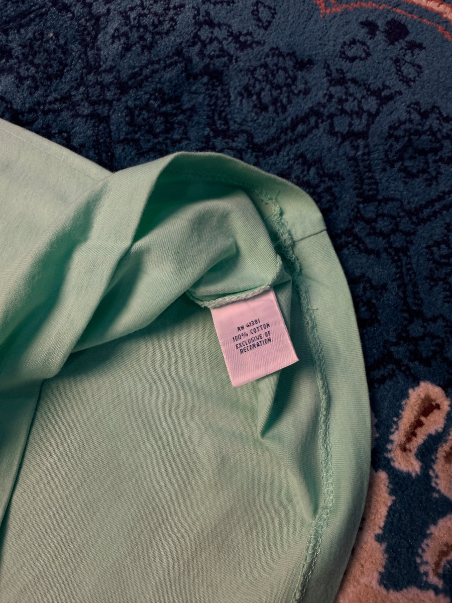 Polo Ralph Lauren Light Green V Neck T-Shirt - L