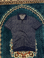 DryKorn Patterned Blue Polo Shirt - M