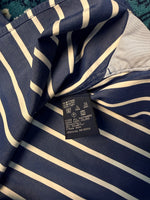 Tommy Hilfiger Stripe Blue 80's Two Ply Shirt - S