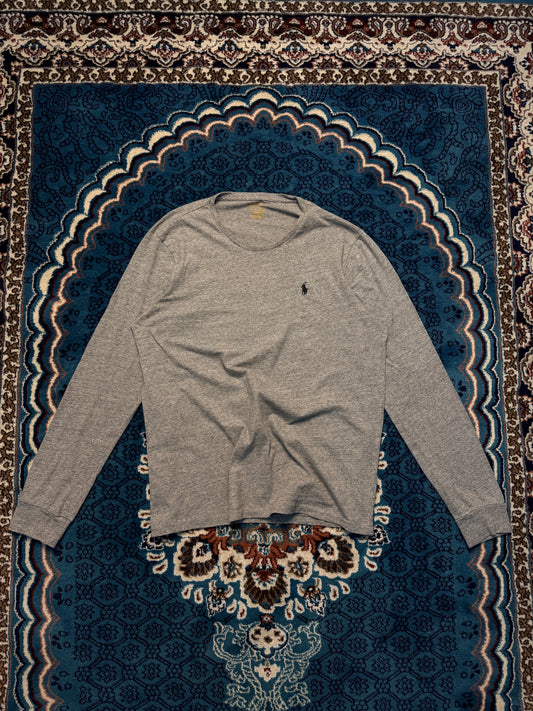 Polo Ralph Lauren Grey Long Sleeve T-Shirt - L