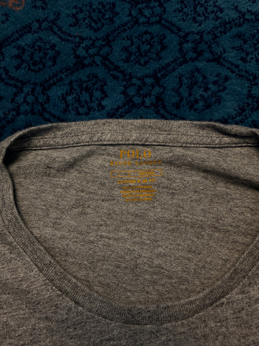 Polo Ralph Lauren Grey Long Sleeve T-Shirt - L