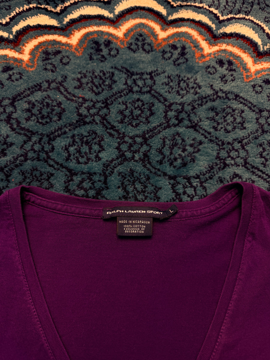 Ralph Lauren Sport Purple T-Shirt - L