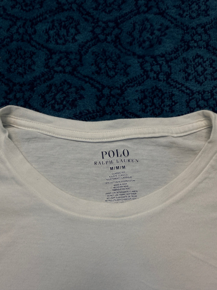 Polo Ralph Lauren Plain White Tee - M