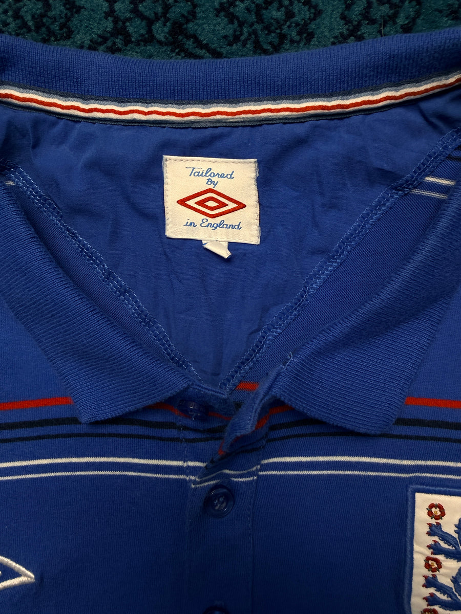 Umbro Blue England Polo Shirt - XL