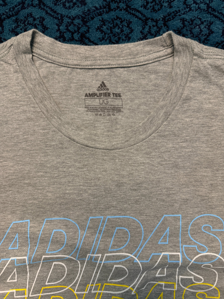 Adidas Grey Amplifier Tee - L