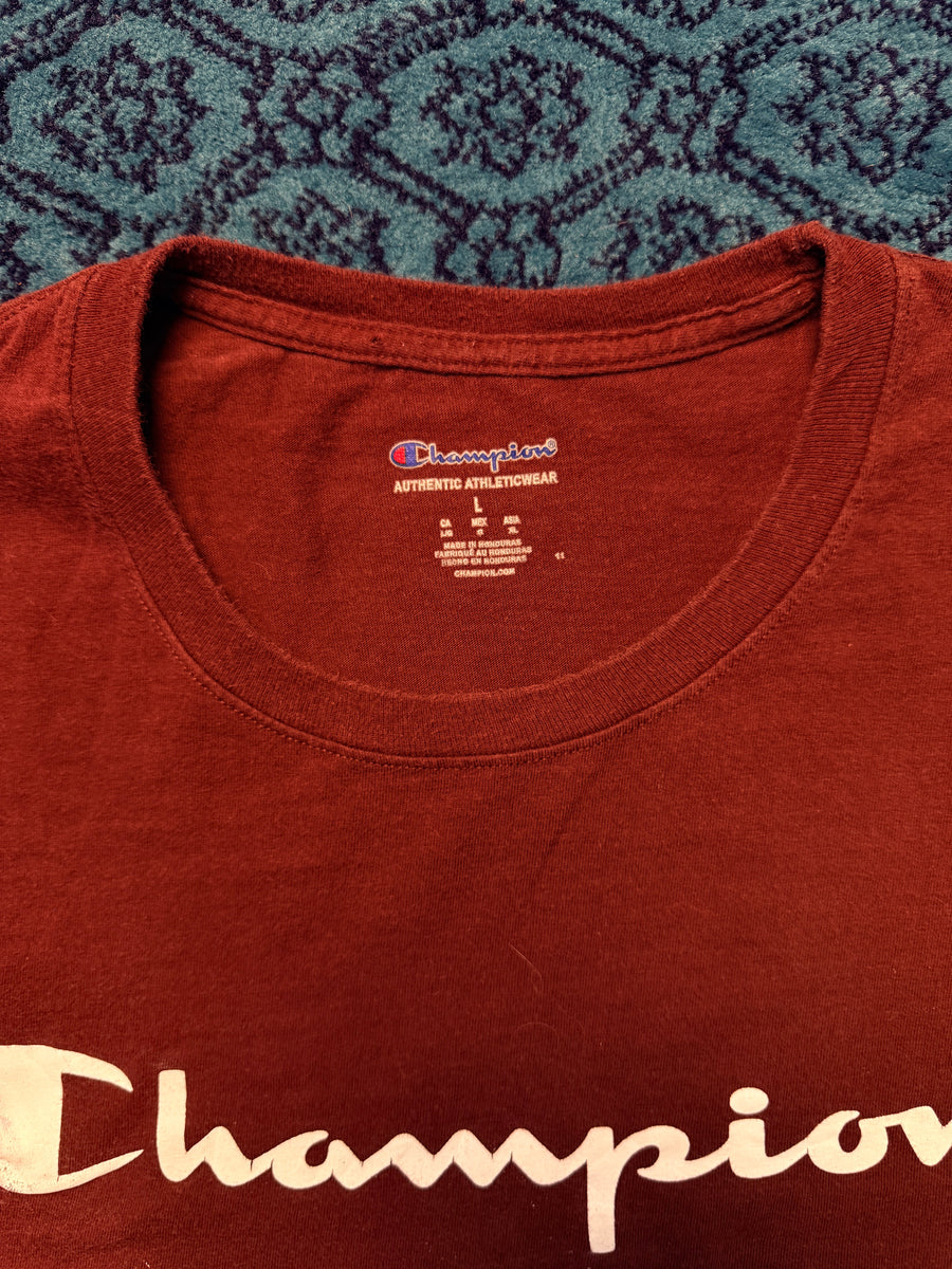 Champion Maroon T-Shirt - L