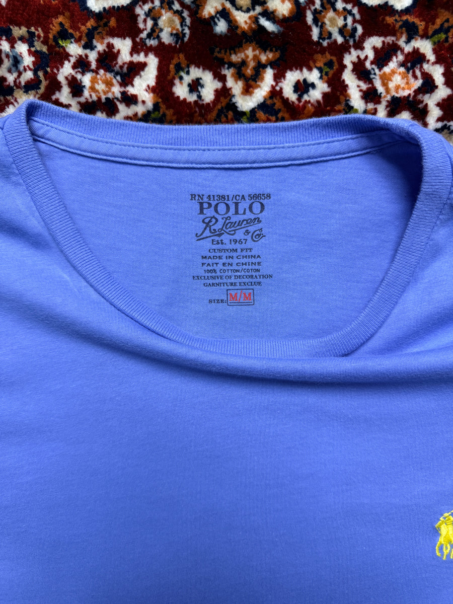 Polo Ralph Lauren Blue Custom Fit Tee - M