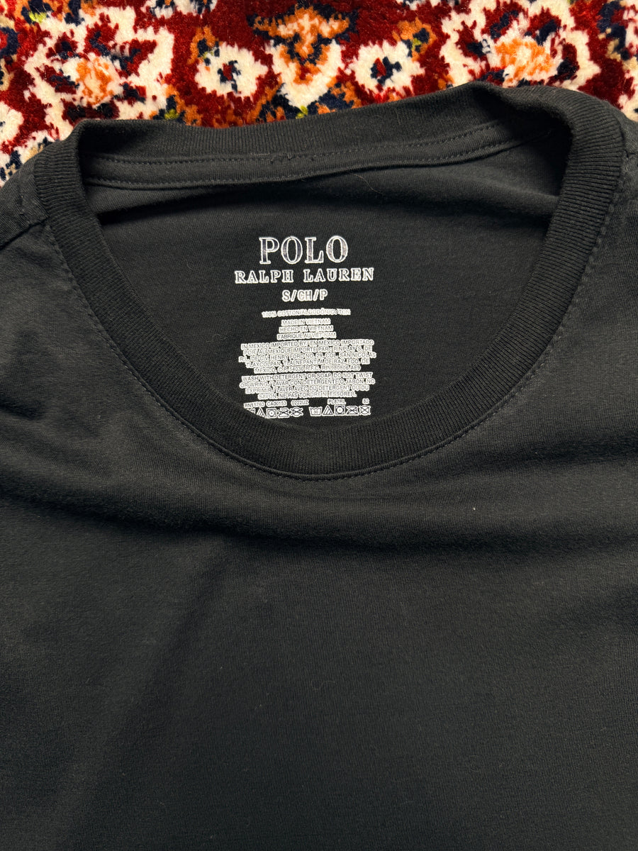 Polo Ralph Lauren Black Long Sleeve T-Shirt - S