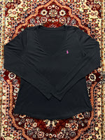 Polo Ralph Lauren Black Long Sleeve T-Shirt - L