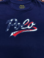 Polo Ralph Lauren Navy Blue Printed T-Shirt - L