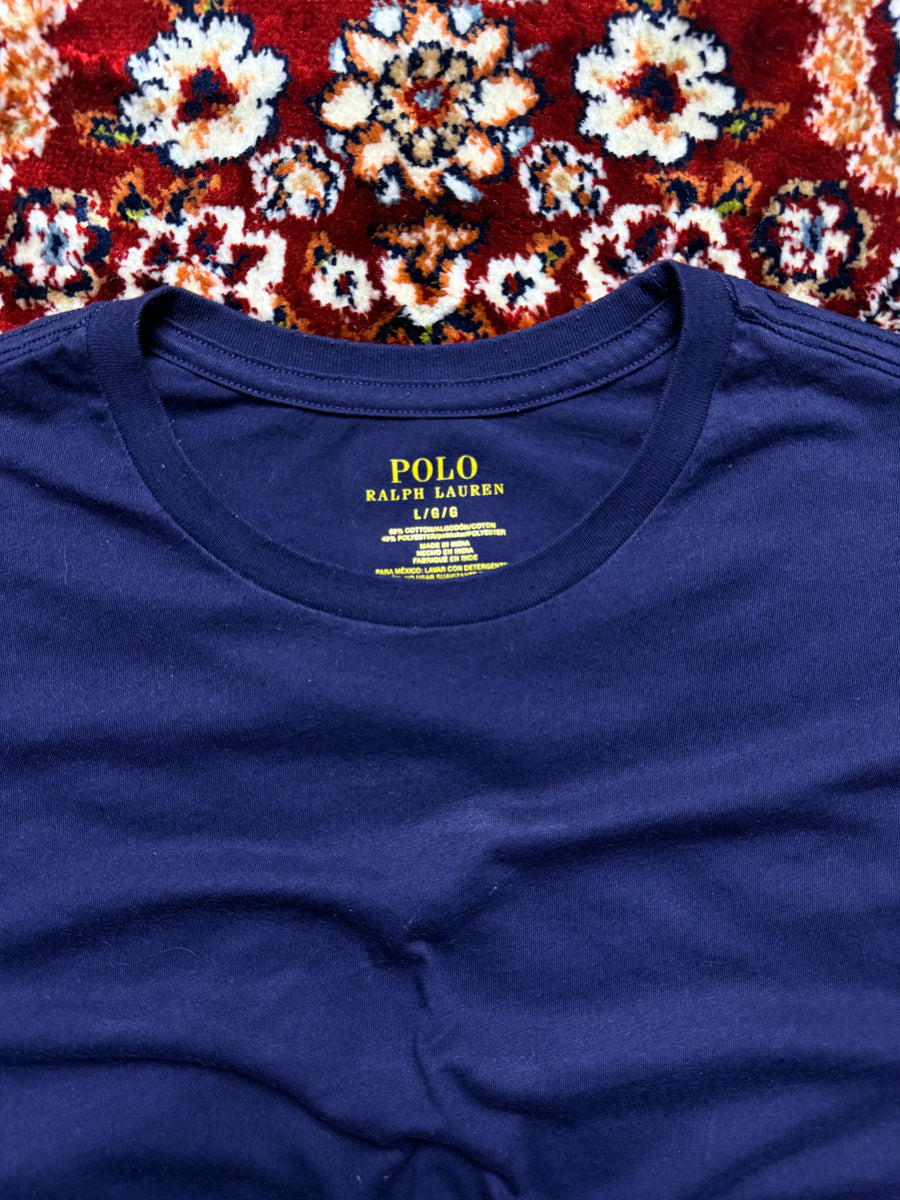 Polo Ralph Lauren Navy Blue T-Shirt - L