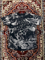 Pull & Bear Grey Cheetah Print T-Shirt - S