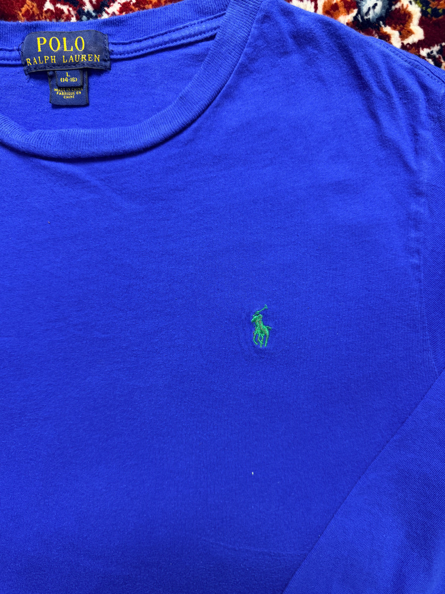 Polo Ralph Lauren Blue Long Sleeve T-Shirt - L