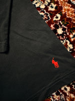 Polo Ralph Lauren Black Long Sleeve Cotton Tee - S