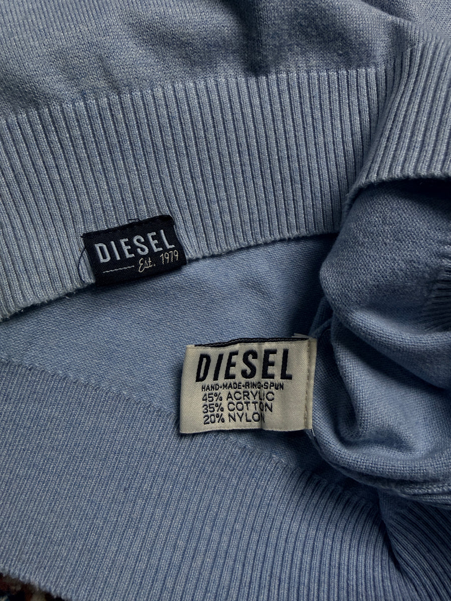 Diesel Sky Blue Crewneck Sweater - S