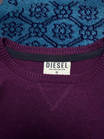 Diesel Maroon Crewneck Sweater - M