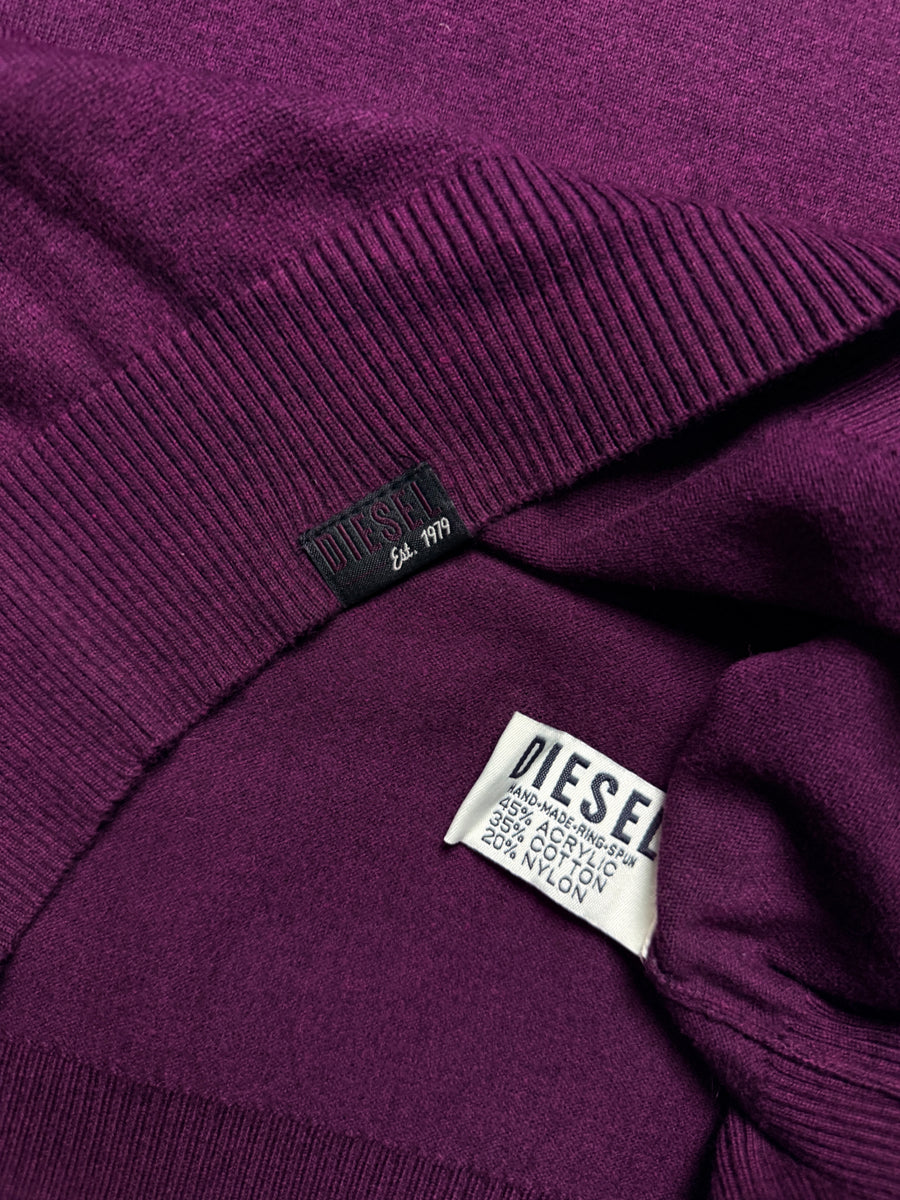 Diesel Maroon Crewneck Sweater - M