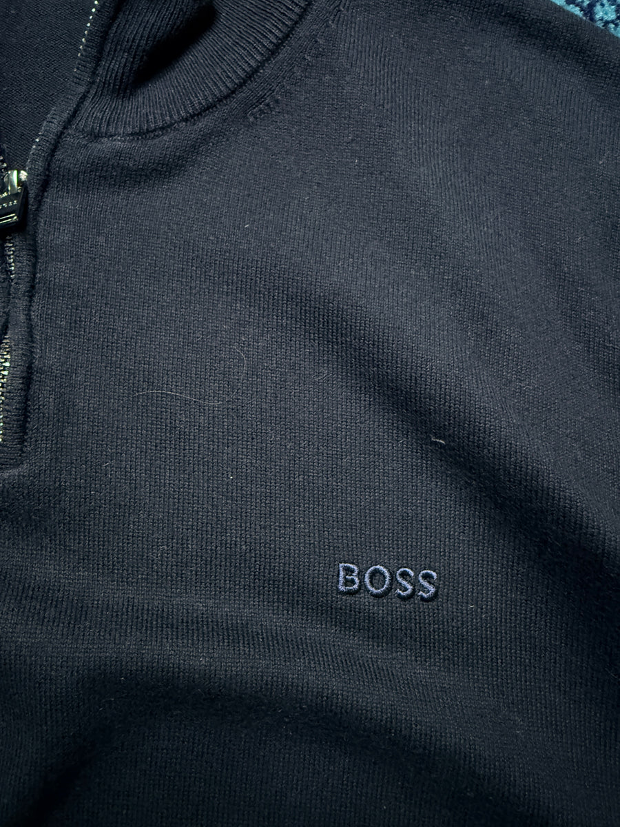 Hugo Boss Black Quarter Zip Sweater - L