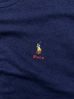 Polo Ralph Lauren Navy Blue Premium Crewneck Sweater - XL