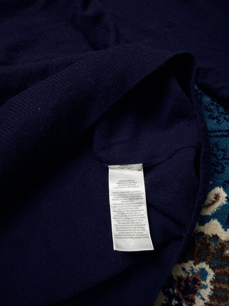 Polo Ralph Lauren Navy Blue Premium Crewneck Sweater - XL