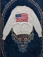 Ralph Lauren White Flag Crewneck Sweater - S