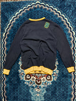 Polo by Ralph Lauren Grey Flag Japanese Embroidered Crewneck Sweater - XL