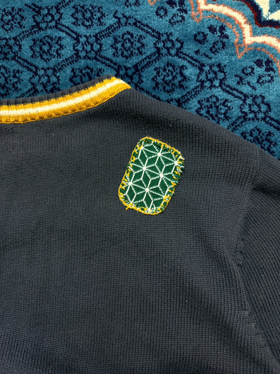 Polo by Ralph Lauren Grey Flag Japanese Embroidered Crewneck Sweater - XL