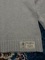 Polo Jeans Co. Light Grey Big Logo Crewneck Sweater - XL