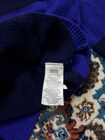 Polo Ralph Lauren Stripe Blue Hooded 1967 Athletics Knit Sweater - M