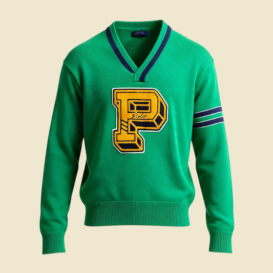 Polo Ralph Lauren Green V Neck Sweater - M
