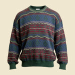 Enzo Lorenzo Coogi Style Multicolour Crewneck Sweater - L/XL