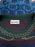 Enzo Lorenzo Coogi Style Multicolour Crewneck Sweater - L/XL