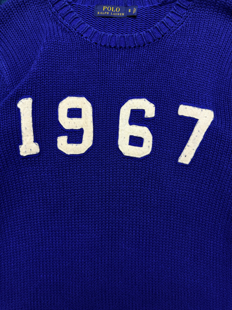 Polo Ralph Lauren Blue Vintage 1967 Crewneck Sweater - S