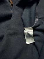 Polo Ralph Lauren Charcoal Grey Quarter Zip Sweater Faded - S