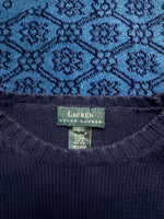 Lauren Ralph Lauren Navy Blue Vintage 1967 Sports Edition Crewneck Sweater - L