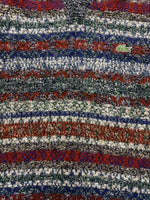 Lacoste Patterned Multicolour Wool Polo Style Sweater - XL/XXL